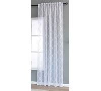 Gardinenbox Cortina de 245 x 145 cm de Alto x 145 cm de Ancho, diseño de Rayas, Color Natural, Efecto Lino, 2023440