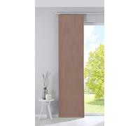 Gardinenbox Milano 203571 Cortina Opaca, Panel japonés, Terciopelo, 245 x 60 cm, Color Beige