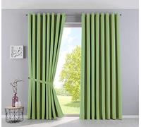 Gardinenbox New York 201920600-2 - Cortinas Opacas (245 x 295 cm, 2 Unidades), Color Verde