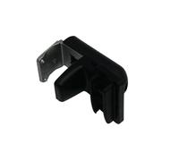 GARDINIA Abrazadera de Soporte para Estores Plisados Concept, Compatible con Estores Plisados Concept y de Nido de Abeja, Sin Taladrar, Ajustable (5-25 mm), Metal/Plástico, Negro, Pack de 4 Piezas