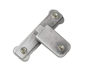 Gardinia Adaptador en Cruz para Soporte Universal, para Barras de Cortina con Carril Interior I Ø 16, Ø 20 y Ø 25 mm y diámetro Interior II Ø 20 mm, Aluminio