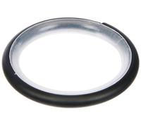 Gardinia Anillos de Cortina, Metal, Negro Mate, 16/19 mm, 10