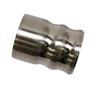 Gardinia Botón Final, Aluminio, Aspecto de Acero Inoxidable, Tapa Windsor, 2