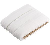 GARDINIA Cinta de cortina universal, 100% poliéster, Blanco, 1000