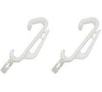 GARDINIA Clip Deslizante para riel de Cortina Flexline, Instalación por Clic, para Cortinas, Plástico, Blanco, 20 Piezas (Paquete de 2)