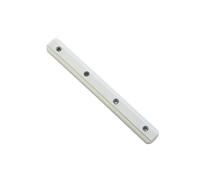 GARDINIA Conector para riel de cortina de aluminio, Blanco