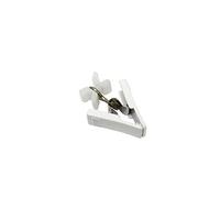 GARDINIA Deslizadores en X con Pinza, 20 piezas, Cabezal giratorio, Plástico, Blanco