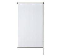 GARDINIA Easyfix - Estor enrollable prémium para oscurecimiento, sin taladrar para pegar o sujetar, opaco, protección visual, protección antideslumbrante, incluye piezas de montaje, color blanco, 90 x