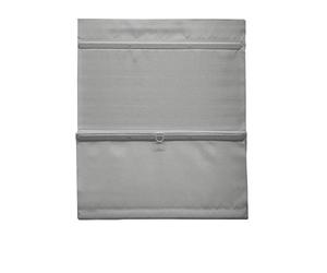 GARDINIA EASYFIX Persiana romana magnética con velcro, Cortina romana, Opaca, Todas las piezas de montaje incluidas, Gris, 100 x 140 cm (ancho x alto)