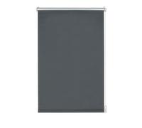 GARDINIA Estor enrollable con respaldo térmico para sujetar o pegar, Máxima reflexión de la luz, Ahorro de energía, Opaco, Todas las piezas de montaje incluidas, EASYFIX Persiana enrollable térmica, Pizarra, 75 x 150 cm (An x Al)