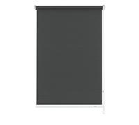 GARDINIA Estor enrollable de tracción lateral para ventanas, Opaca, Translúcida, Protección de la intimidad, Protección contra el deslumbramiento, Montaje con taladro, Gris, 92 x 180 cm (ancho x alto)