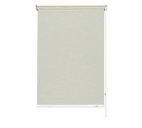 GARDINIA Estor enrollable de tracción lateral para ventanas, Opaco, Translúcido, Protección de la intimidad, Protección contra el deslumbramiento, Montaje con taladro, Silvain Natural, 182 x 180 cm (Ancho x Alto)