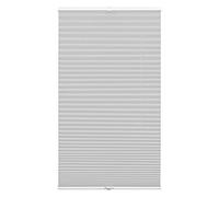 GARDINIA Estor Plisado Concept luz de día, Opaco, Todas Las Piezas de Montaje Incluidas, Easyfix Plisado con Dos rieles de Control, Gris, 50 x 130 cm (Ancho x Alto)