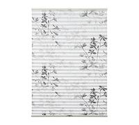 GARDINIA Estor plisado sin taladrar, Opaco, Translúcido, Fácil de acortar en anchura, Estor plisado Bella, Blanco, 90 x 130 cm (AnxAl)