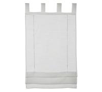 GARDINIA Estor Romano, Tejido Voile Transparente, Trabillas, Blanco, 70 x 140 cm