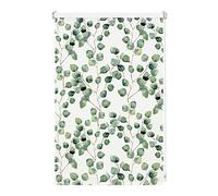GARDINIA Estor sin taladrar, para Sujetar, Opaco, protección Visual, antirreflejos, luz del día para Ventana, Digiprint Blackout Isabella, Blanco, decoración, 120 x 150 cm