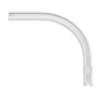 Gardinia Arco Redondo Derecho Blanco 12 x 13 cm, Aluminio