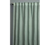 Gardinia Fular con Cinta integrada, Cortina translúcida, Opaca, Zen Silence, Verde, 135 x 245 cm