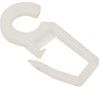 Gardinia Ganchos para Cortinas (Calidad Pom, 10 Unidades, 28 mm), Color Blanco