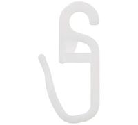 GARDINIA Ganchos para pliegues de cortina, Calidad POM, Blanco crudo, Pack de 10, Ø 16 mm, 10