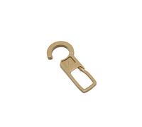GARDINIA Ganchos Plisados para Anillos de Cortina, 10 Unidades, plástico, Natural