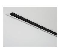 GARDINIA Juego completo de rieles de cortina de 1 carril, incluye accesorios de fijación, 150 cm, color negro