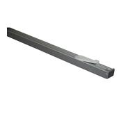 GARDINIA Juego de Barra de Cortina de Aluminio Lucy, Juego Completo con 1 Riel, Plata, 160 cm