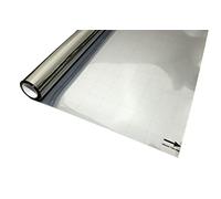 GARDINIA Lámina para Ventana, Aislamiento térmico, Ahorro de energía, lámina de Espejo, estática y Espejo con protección UV, se adhiere estática sin Pegamento, 90 x 150 cm, 100% PVC, Plata
