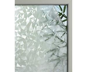 GARDINIA Láminas para ventana Graphic 50, Autoadhesivas, Pantalla de privacidad, Deja pasar la Luz, Adherencia estática sin adhesivo, 45 x 150 cm, Efecto prisma, Semitransparente