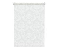 GARDINIA Miniestor Enrollable con Pinzas, Opaco, con Todas Las Piezas de Montaje, Color Blanco, 100 x 175 cm