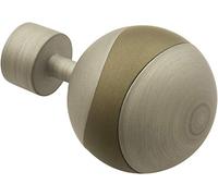 Gardinia Orbit - Pieza Final, Plata/Capuchino., Ø 19 mm