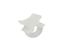 Gardinia Perchas transversales Maxi con Barra Transversal, para rieles y Barras de Cortina con 6 mm de Ancho de Canal, 50 Unidades, plástico, Blanco, no aplicable