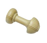 Gardinia Perchero de Madera con Gancho de Pino 8 cm, Madera