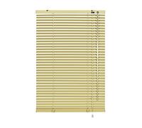 GARDINIA Persiana de aluminio, Privacidad, Protección contra la luz y el deslumbramiento, Montaje en pared y techo, todas las piezas de montaje incluidas, Persiana de aluminio, Beige, 100 x 175 cm (WxH)