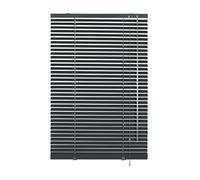GARDINIA Persiana de aluminio, Privacidad, Protección contra la luz y el deslumbramiento, Montaje en pared y techo, todas las piezas de montaje incluidas, Persiana de aluminio, Gris pizarra, 100 x 175 cm (WxH)