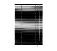 GARDINIA Persiana Veneciana de Aluminio para Montaje en Pared y Techo, Color Negro, 120 x 175 cm