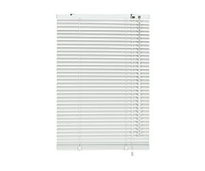 GARDINIA Persiana Veneciana de Aluminio, Privacidad, Protección contra la luz y el deslumbramiento, Fijación a la Pared y al Techo, Kit de Montaje Incluido, Blanco, 110 x 175 cm (Anchura x Altura)