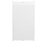 GARDINIA Persianas plisadas, Persiana plegable opaca, Todas las piezas de montaje incluidas, Persianas plisadas EASYFIX sujetadas con dos rieles, Blanco, 75 x 130 cm (WxH)