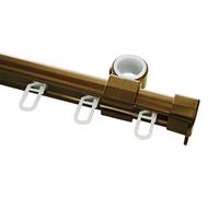 Gardinia Riel para Cortina (110 cm), Color Bronce, marrón