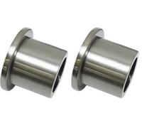 GARDINIA Soporte de pared para barras de cortina con Ø 25 mm, Incluye material de montaje, Montaje en pared, Serie Windsor, Acabado Acero inoxidable (Paquete de 2)