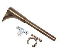 Gardinia Soporte Universal 1 y 2 carriles para diámetro Bronce 15 cm, Metal, marrón, für Ø 25 mm