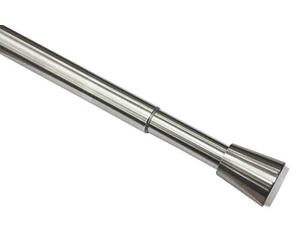 GARDINIA Varilla de tensión, Extensible, Montaje sin tornillos ni perforación, Acero inoxidable, Ø 23/26 mm, Longitud 130 - 220 cm