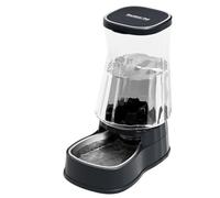 Gardner Pet 6L Comedero Gato Automatico, Bebedero Gatos Automatico con Bol Acero Inoxidable, Bebedero Perro para Gravedad, Sin BPA, Prevenir el Vertido, No Requiere Electricidad (Gris)