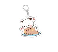 GAREGEAR Llavero de Panda Bubu & Dudu - Llaveros Kawaii de Anime Lindos, Estilo 2, Talla única