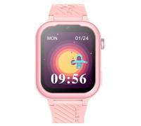 Garett Electronics Smartwatch Kids ESSA 4G - Reloj Inteligente para Niños, 1.83" IPS IP67, 4G LTE SMS GPS Wi-Fi Face Unlock Bluetooth SOS Android iOS Podómetro Monitor de Sueño (Rosa)