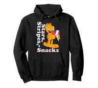 Garfield 4th of July Stars Stripes & Snacks Ice Cream Sudadera con Capucha