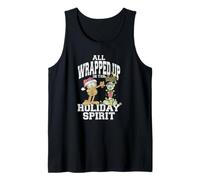 Garfield All Wrapped Up in The Holiday Spirit Christmas Camiseta sin Mangas