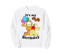 Garfield and Odie It's My Birthday Heart Sudadera