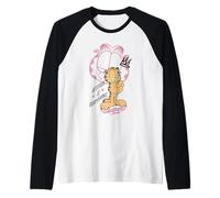 Garfield Attitude Is Everything Cool Pose Camiseta Manga Raglan