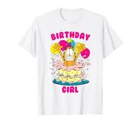 Garfield Birthday Girl Cake Camiseta